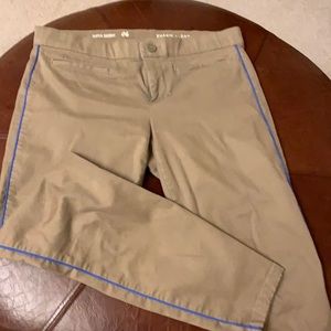 Gap cropped skinny khakis
